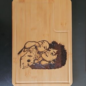 Artistic Bamboo Cutting Board